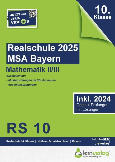 Cover: 9783743001268 | Original-Prüfungen Realschule Bayern 2025 Mathematik II/III | mbH