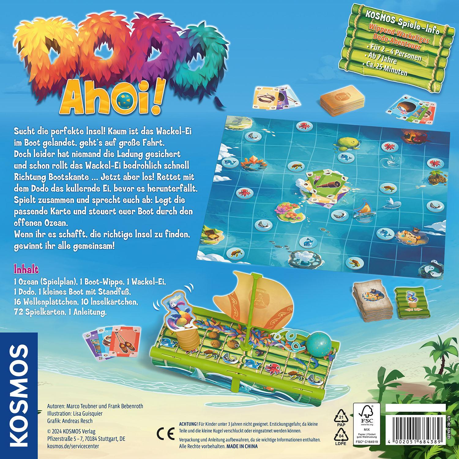 Bild: 4002051684389 | Dodo Ahoi! | Spiel | Frank Bebenroth (u. a.) | Spiel | 684389 | 2024