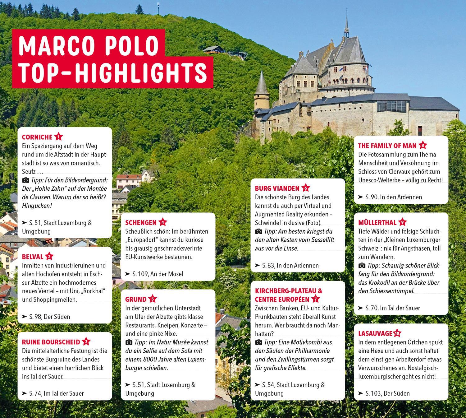 Bild: 9783829720601 | MARCO POLO Reiseführer Luxemburg | Wolfgang Felk (u. a.) | Taschenbuch