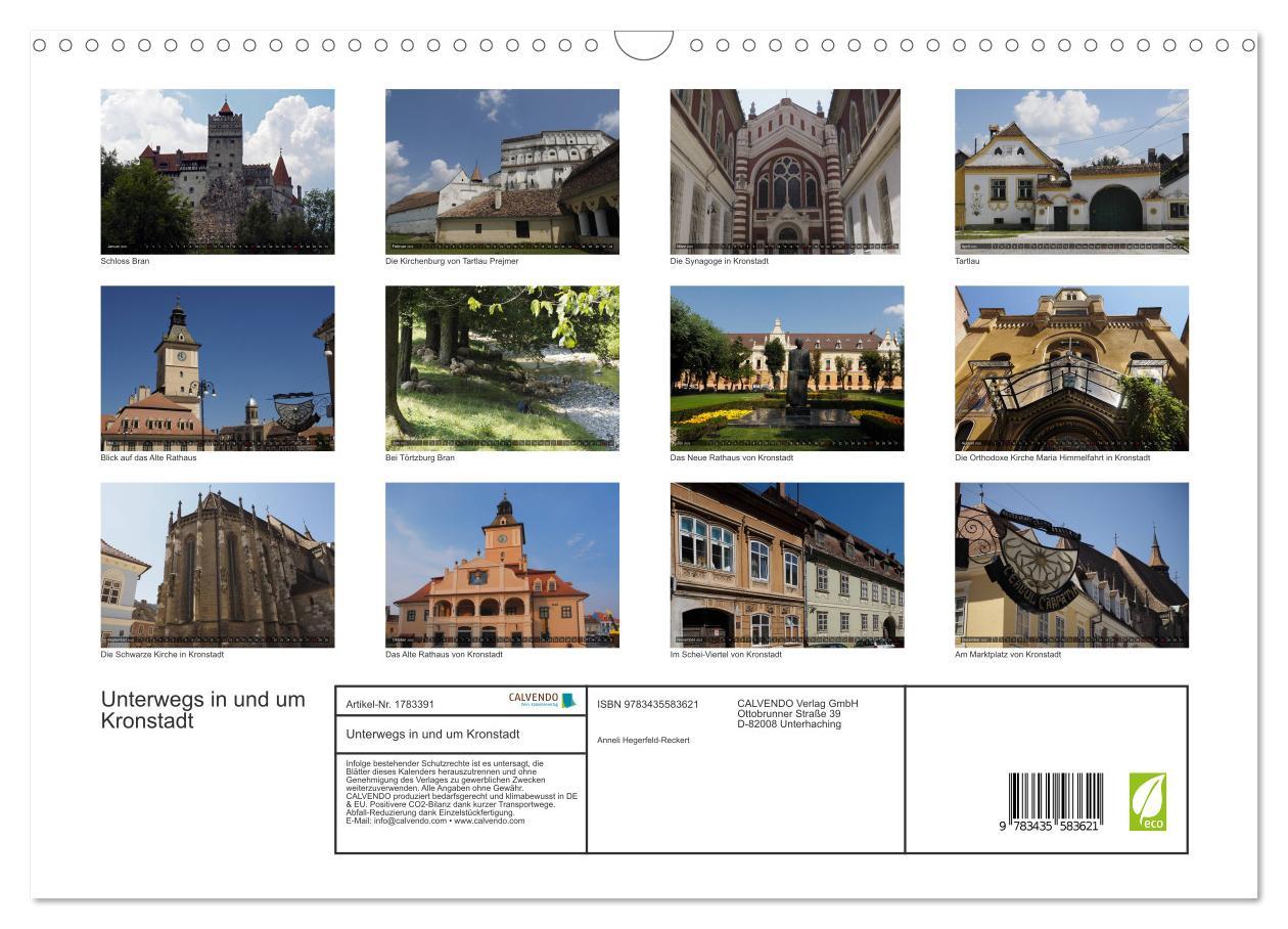 Bild: 9783435583621 | Unterwegs in und um Kronstadt (Wandkalender 2025 DIN A3 quer),...