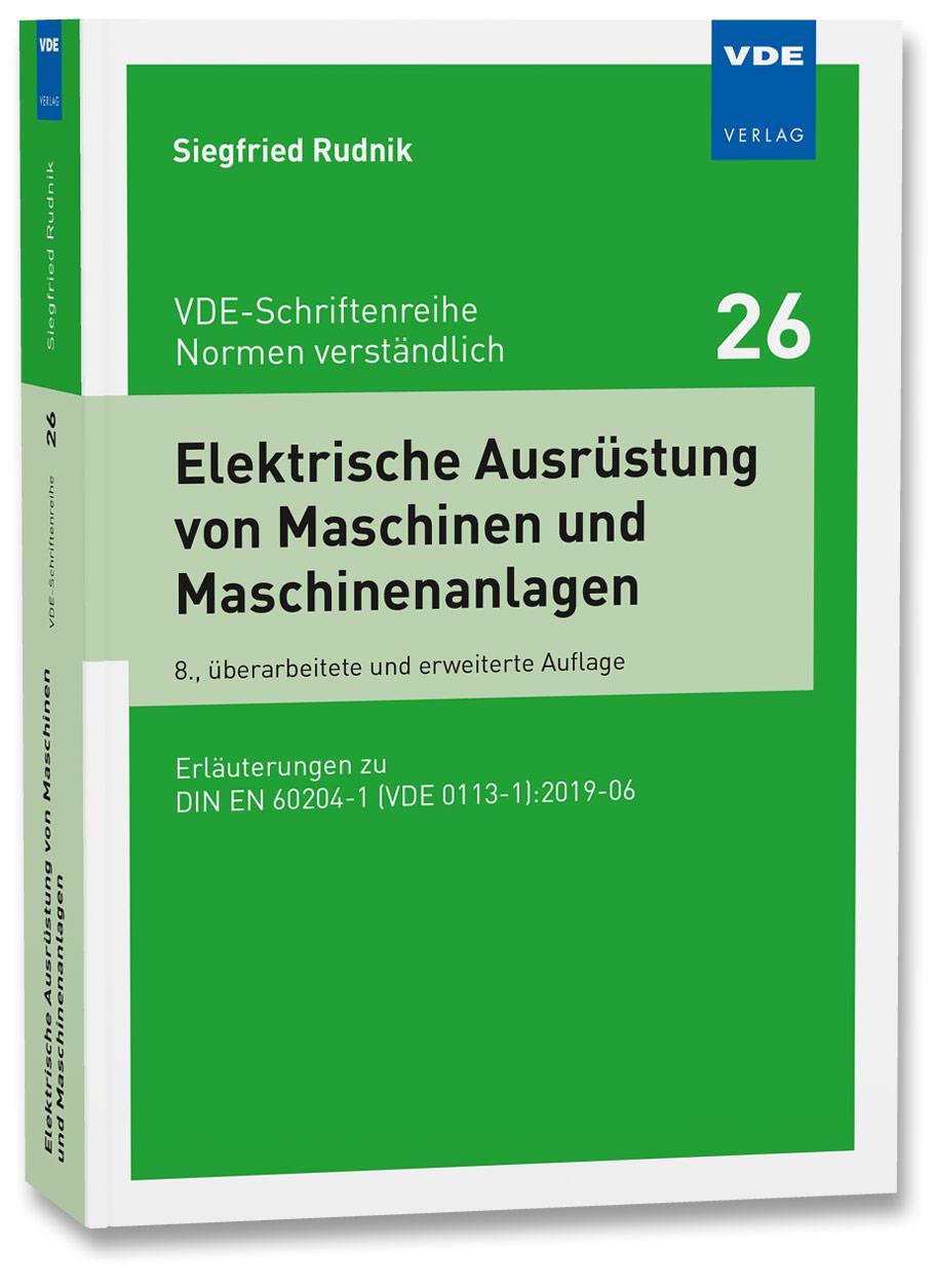 Cover: 9783800756179 | Elektrische Ausrüstung von Maschinen und Maschinenanlagen | Rudnik