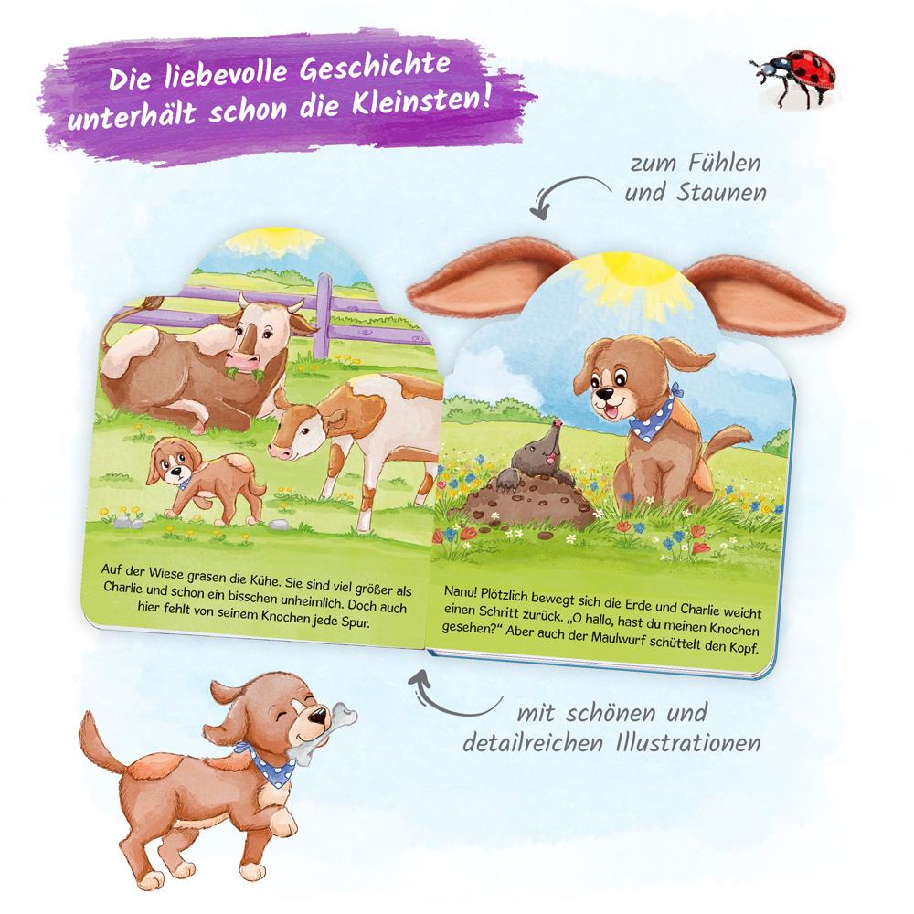 Bild: 9783965528833 | Trötsch Der kleine Hund Pappenbuch mit Plüschohren | Trötsch Verlag