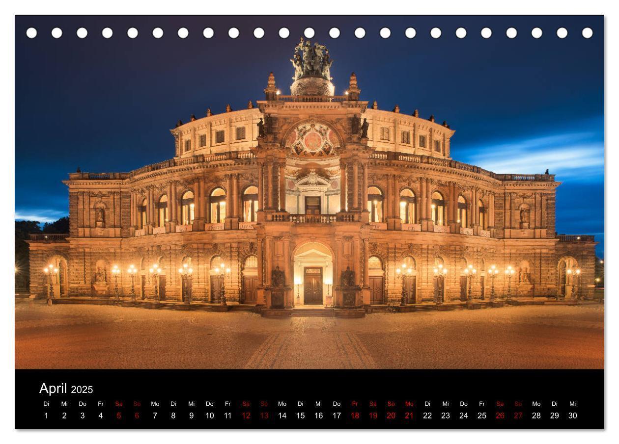 Bild: 9783435447923 | Dresden und Umland (Tischkalender 2025 DIN A5 quer), CALVENDO...