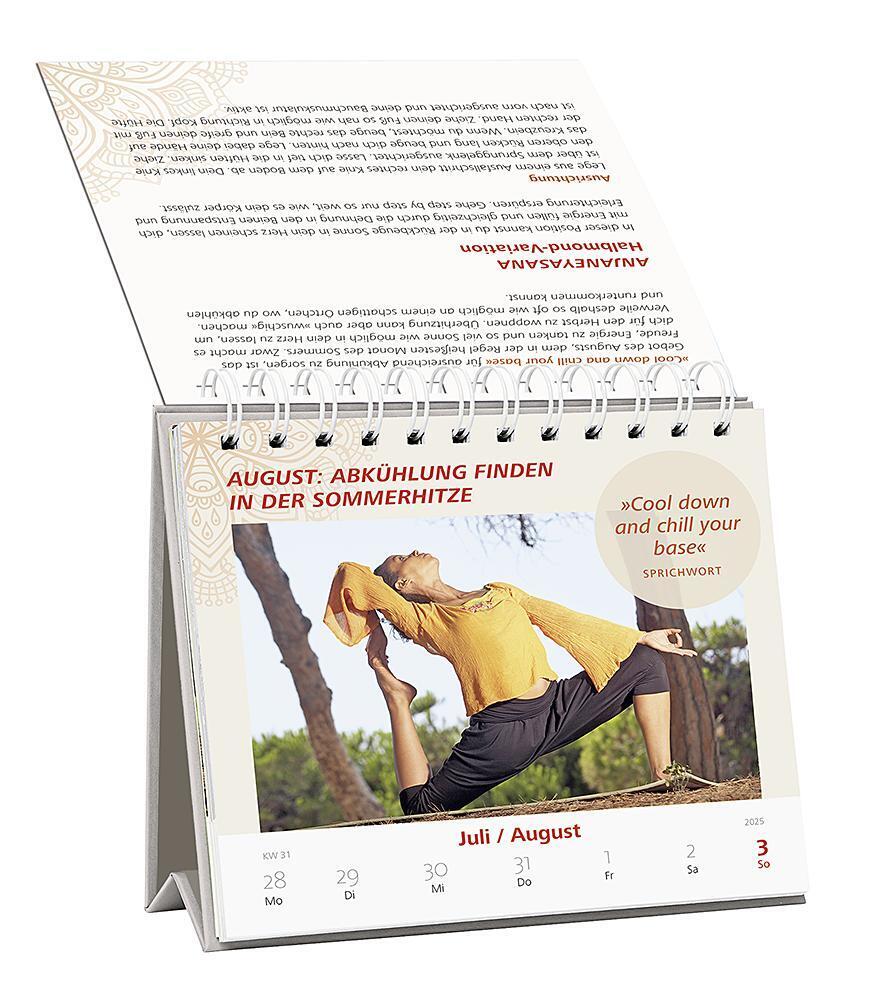 Bild: 4251693903697 | Wochenkalender 2025: Einfach Yoga | Inge Schöps | Kalender | 108 S.