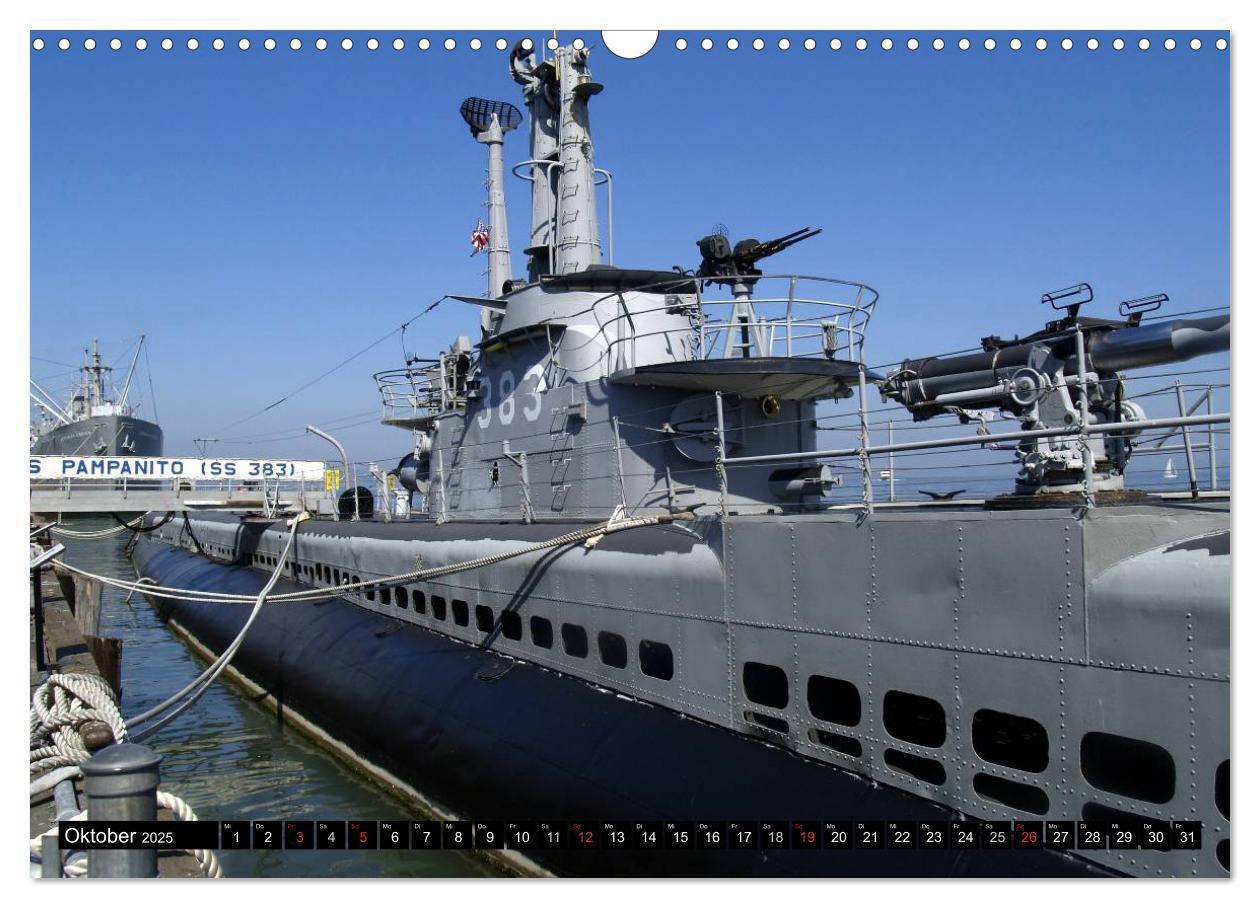 Bild: 9783435729753 | U-Boote - Militärische Ungetüme (Wandkalender 2025 DIN A3 quer),...