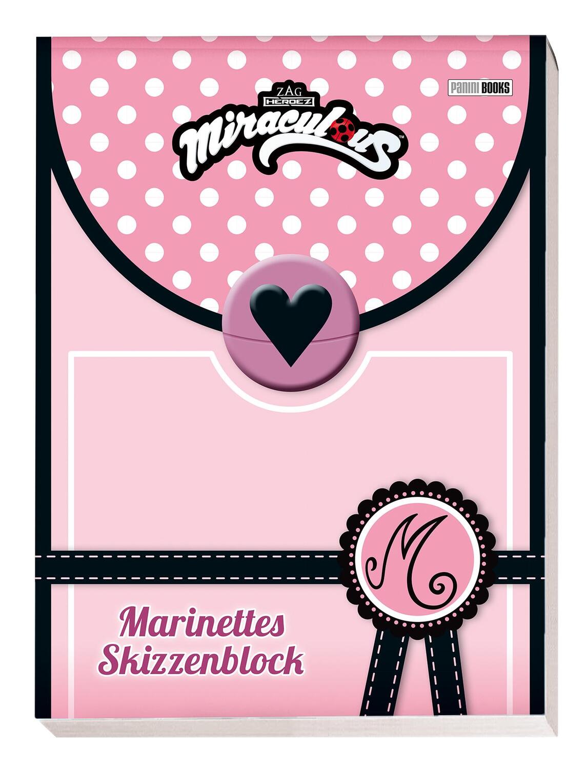 Cover: 9783833236754 | Miraculous: Marinettes Skizzenblock | Panini | Taschenbuch | 96 S.