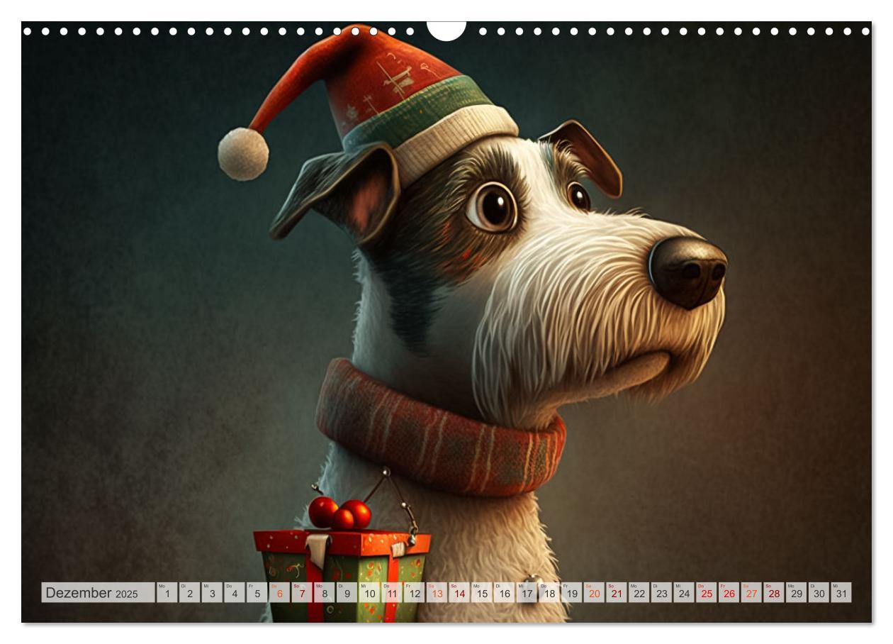 Bild: 9783383911033 | Comic Hunde (Wandkalender 2025 DIN A3 quer), CALVENDO Monatskalender