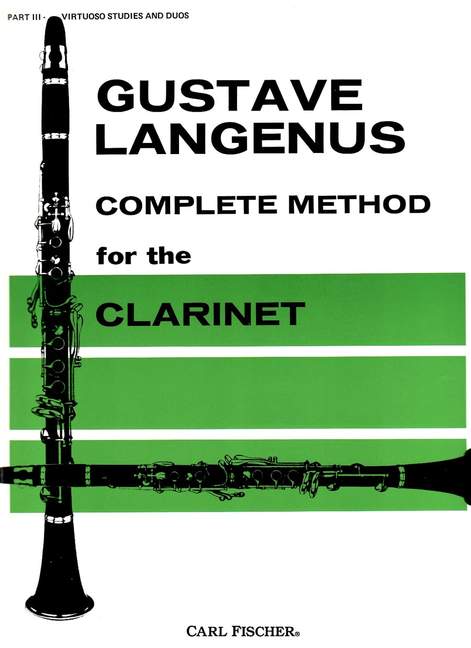 Cover: 9780825802423 | Langenus: Complete Method For Clarinet Vol. 3 | Muller | Buch