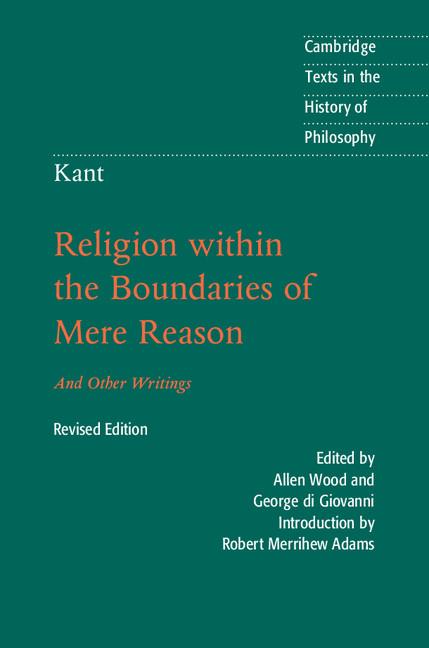 Cover: 9781316604021 | Kant | Religion within the Boundaries of Mere Reason | Immanuel Kant