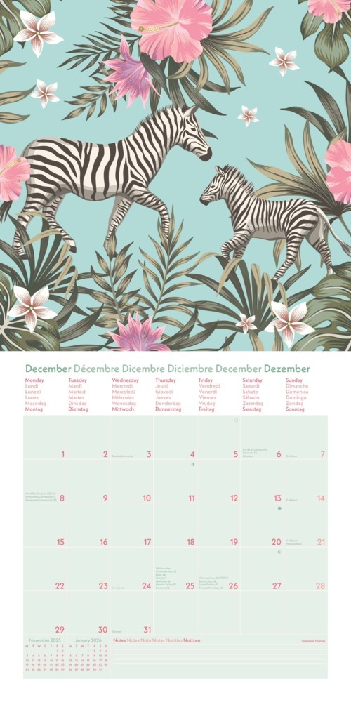 Bild: 4002725981752 | GreenLine - Jungle 2025 Broschürenkalender, 30x30cm, Wandkalender...