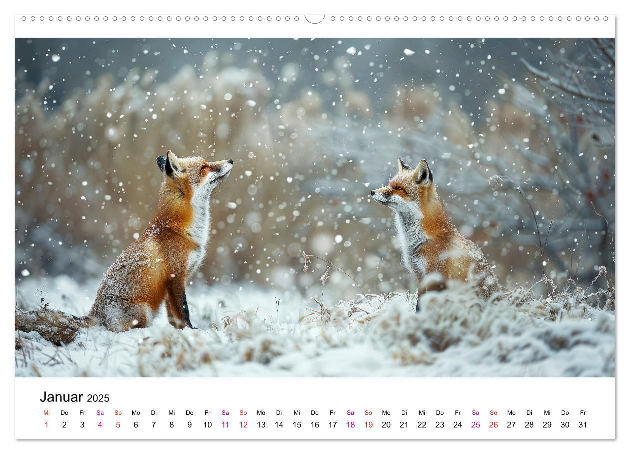 Bild: 9783383815225 | Fuchs - schöne Momente (Wandkalender 2025 DIN A2 quer), CALVENDO...