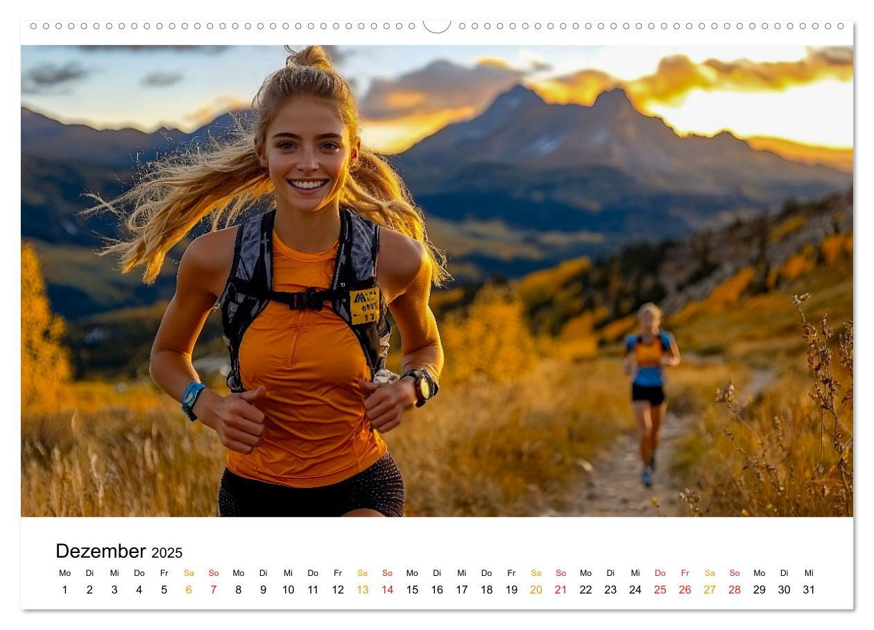 Bild: 9783457234693 | Trailrunning Power (Wandkalender 2025 DIN A2 quer), CALVENDO...