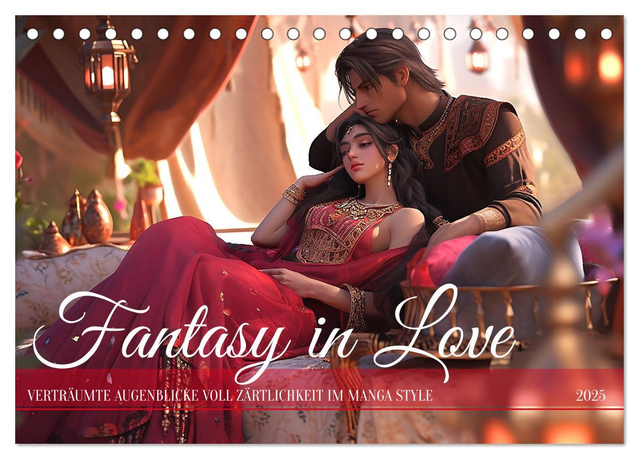 Cover: 9783383886676 | Fantasy in Love (Tischkalender 2025 DIN A5 quer), CALVENDO...