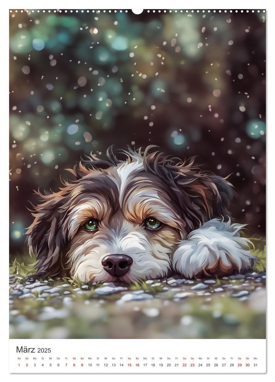 Bild: 9783383807138 | Der Aussiedoodle - Lebensfreude pur (Wandkalender 2025 DIN A2...