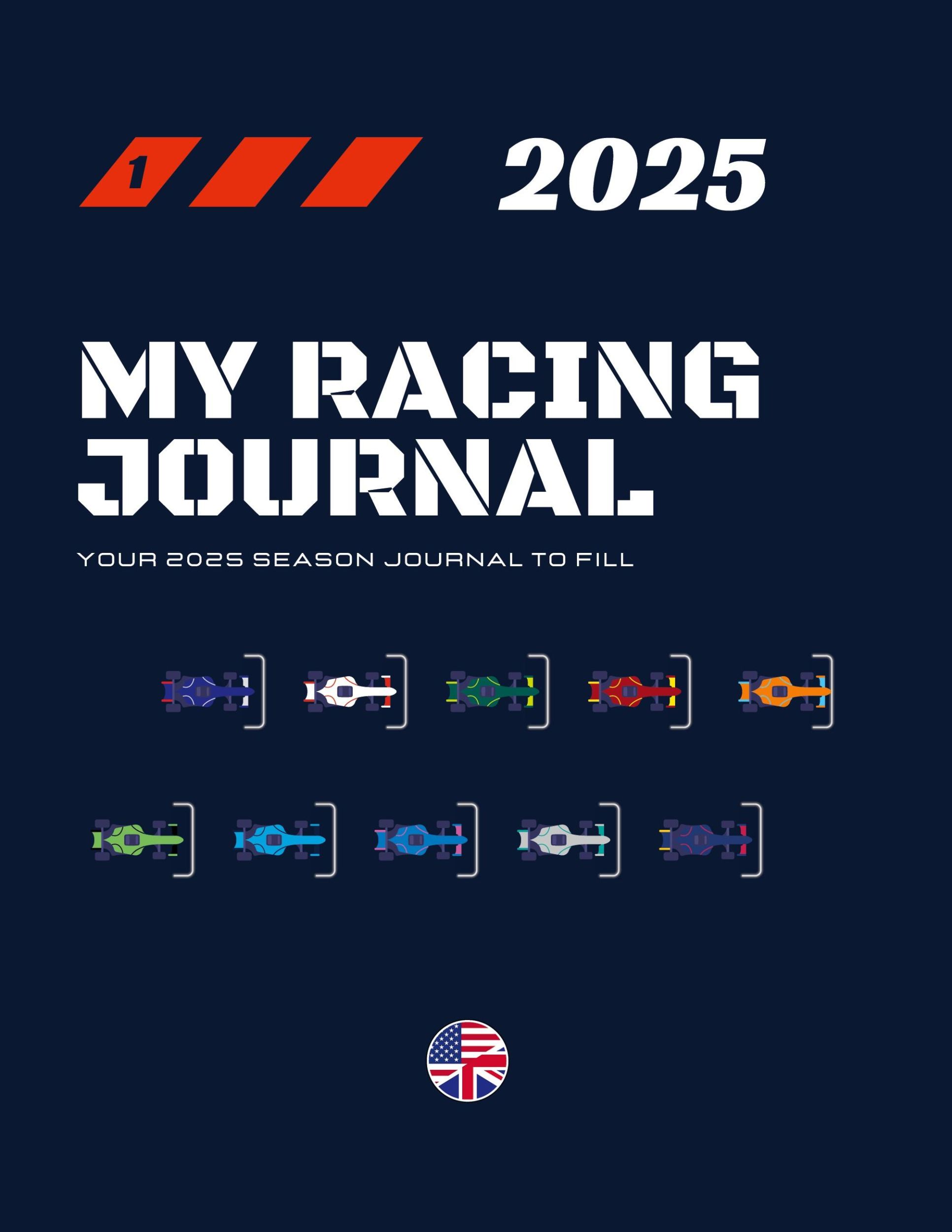 Cover: 9782322498208 | My Racing Journal 2025: Your 2025 season journal to fill | Journal