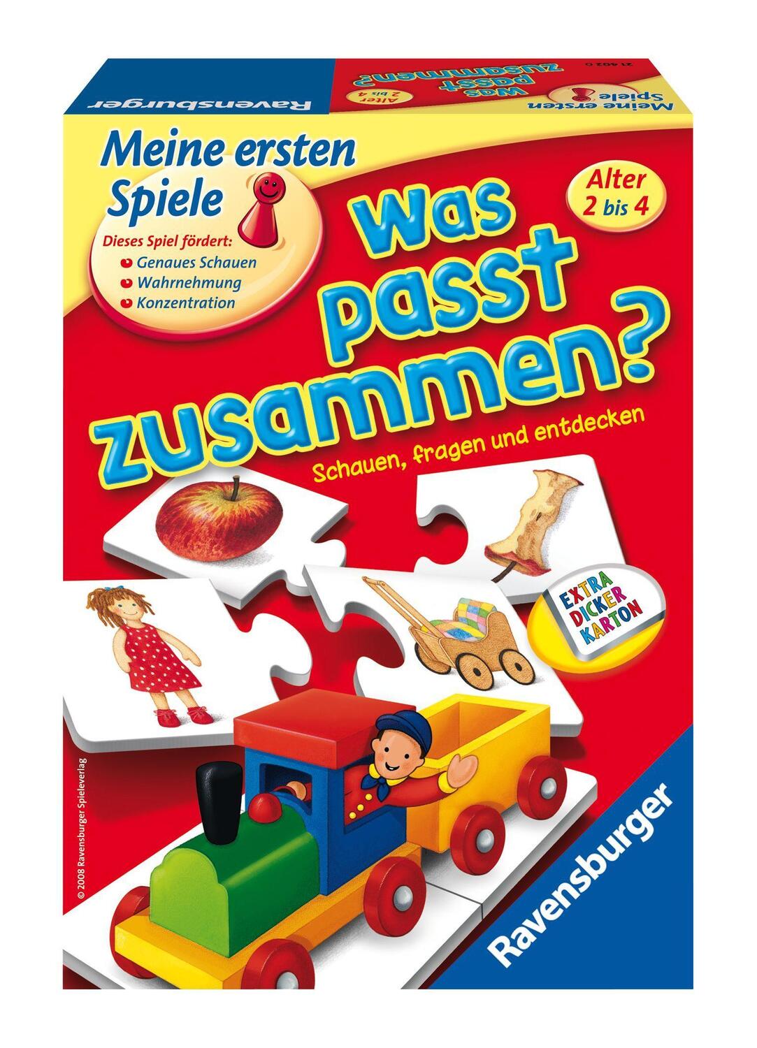 Cover: 4005556214020 | Was passt zusammen? | Schauen, fragen und entdecken | Spiel | Deutsch