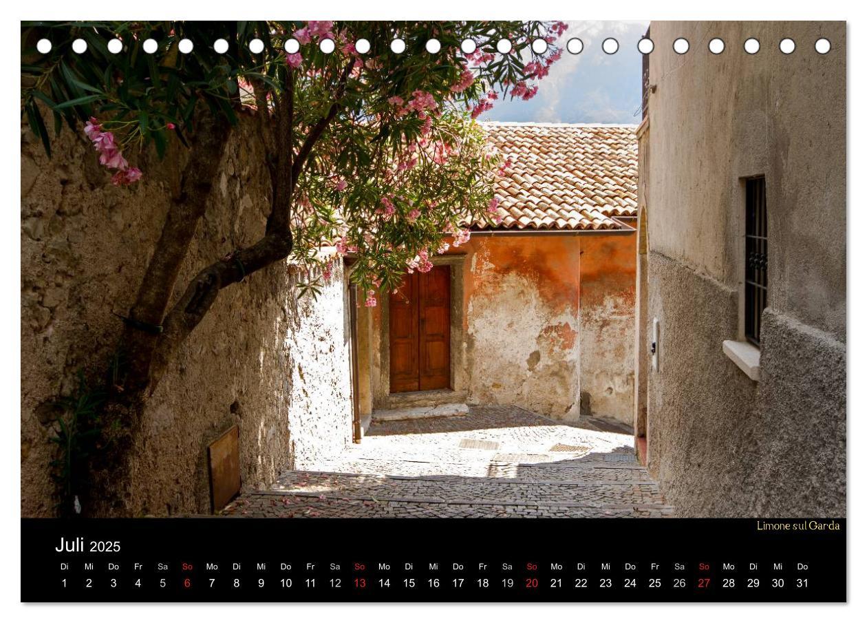 Bild: 9783435825509 | Gardasee (Tischkalender 2025 DIN A5 quer), CALVENDO Monatskalender