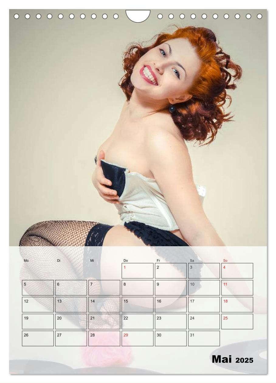 Bild: 9783457035894 | Sexy Hexi. Pin-ups-Planer (Wandkalender 2025 DIN A4 hoch), CALVENDO...