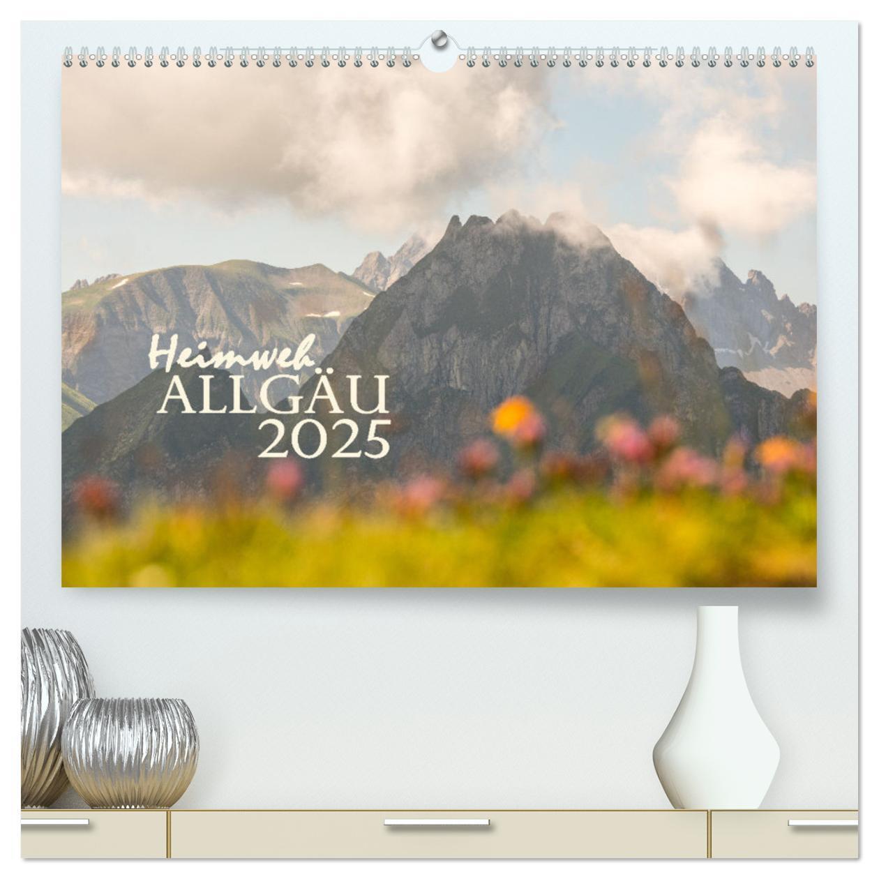 Cover: 9783383965920 | Heimweh Allgäu 2025 (hochwertiger Premium Wandkalender 2025 DIN A2...