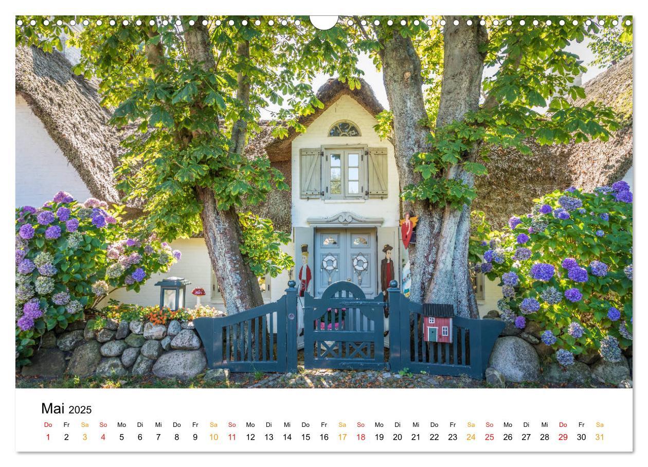 Bild: 9783435152254 | Sylter Friesenhäuser (Wandkalender 2025 DIN A3 quer), CALVENDO...