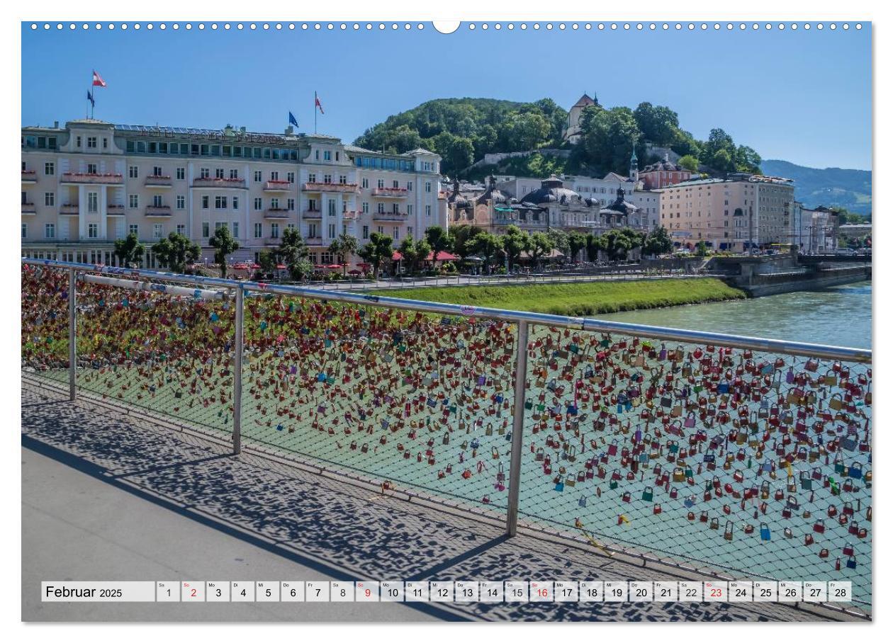 Bild: 9783435594078 | Charmantes Stadtherz SALZBURG (Wandkalender 2025 DIN A2 quer),...