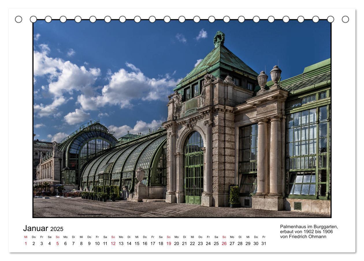 Bild: 9783435304011 | Jugendstil-Baukunst in Wien (Tischkalender 2025 DIN A5 quer),...