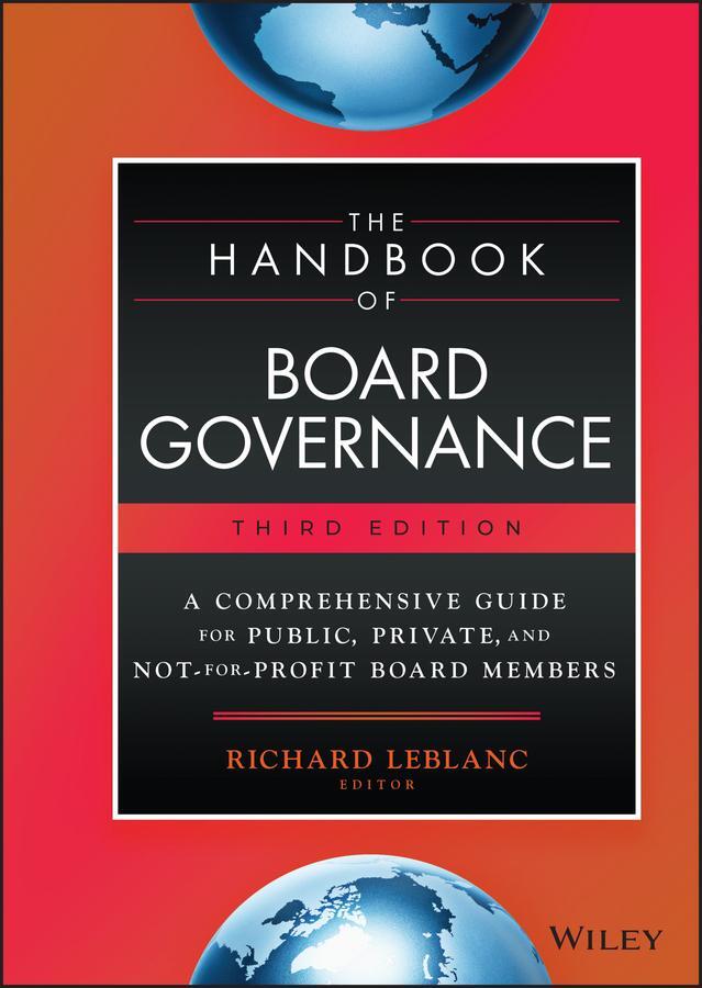 Cover: 9781119909279 | The Handbook of Board Governance | Richard Leblanc | Buch | 1552 S.