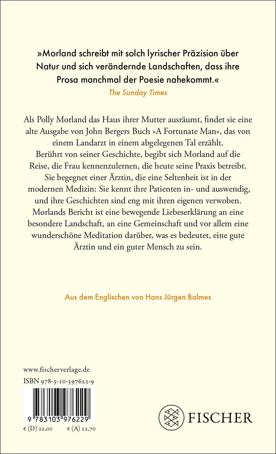 Rückseite: 9783103976229 | Ein glückliches Tal | Die Geschichte einer Landärztin | Polly Morland