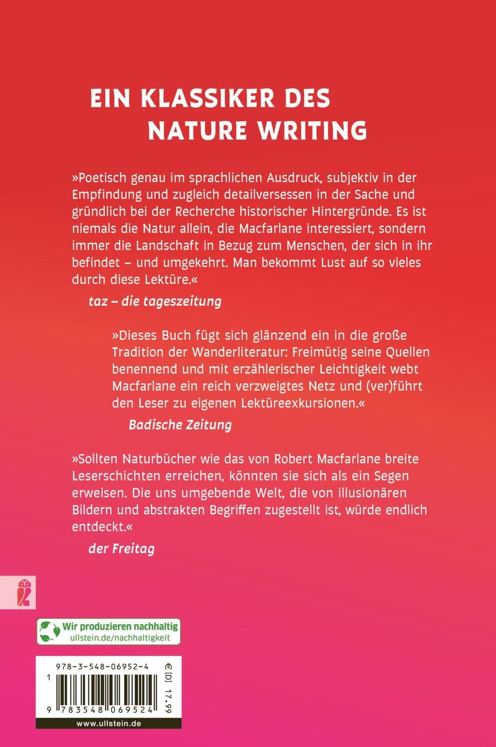 Rückseite: 9783548069524 | Alte Wege | Eine Reise zu Fuß Ein Klassiker des Nature Writing | Buch