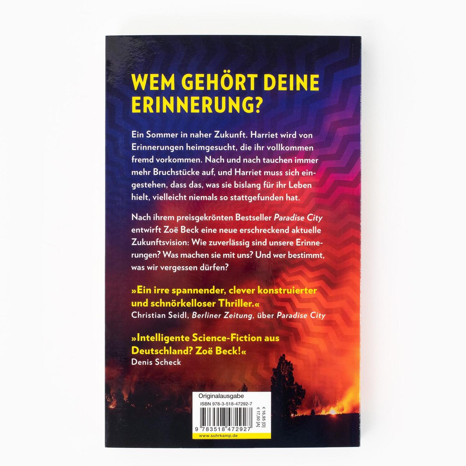 Bild: 9783518472927 | Memoria | Zoë Beck | Taschenbuch | 280 S. | Deutsch | 2023