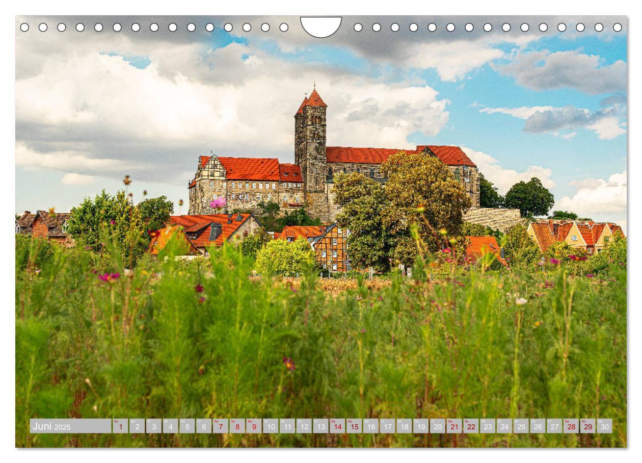 Bild: 9783435206582 | Quedlinburg - 1000 Jahre Geschichte im Harz (Wandkalender 2025 DIN...