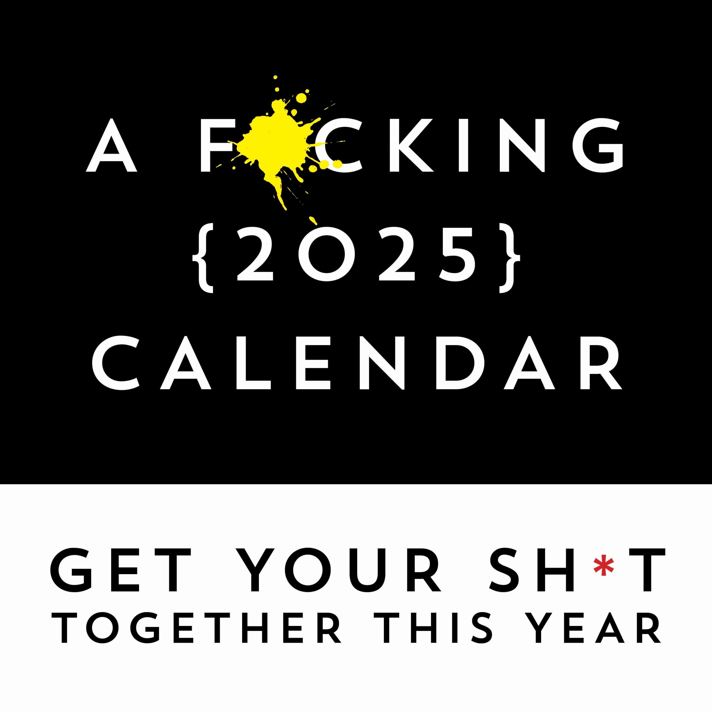 Cover: 9781728293707 | A F*cking 2025 Wall Calendar | Sourcebooks | Kalender | Englisch