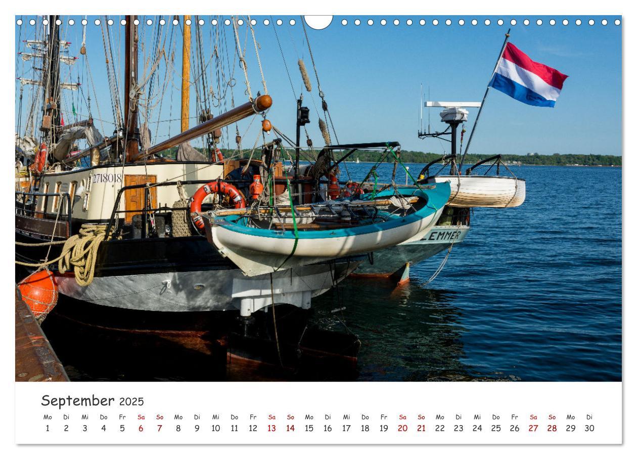 Bild: 9783383966361 | Kieler Förde genießen (Wandkalender 2025 DIN A3 quer), CALVENDO...