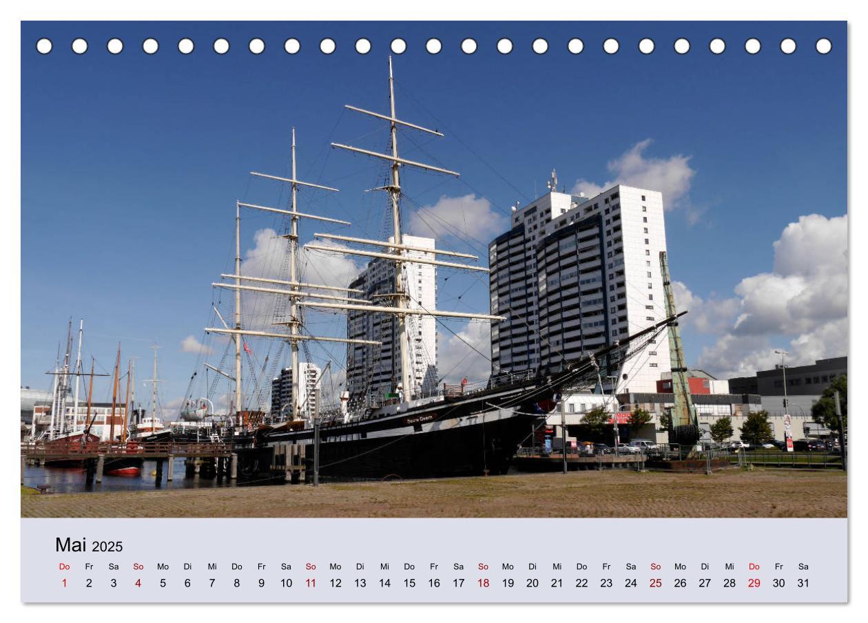 Bild: 9783435355181 | Bremerhaven. Die Seestadt an der Nordseeküste (Tischkalender 2025...