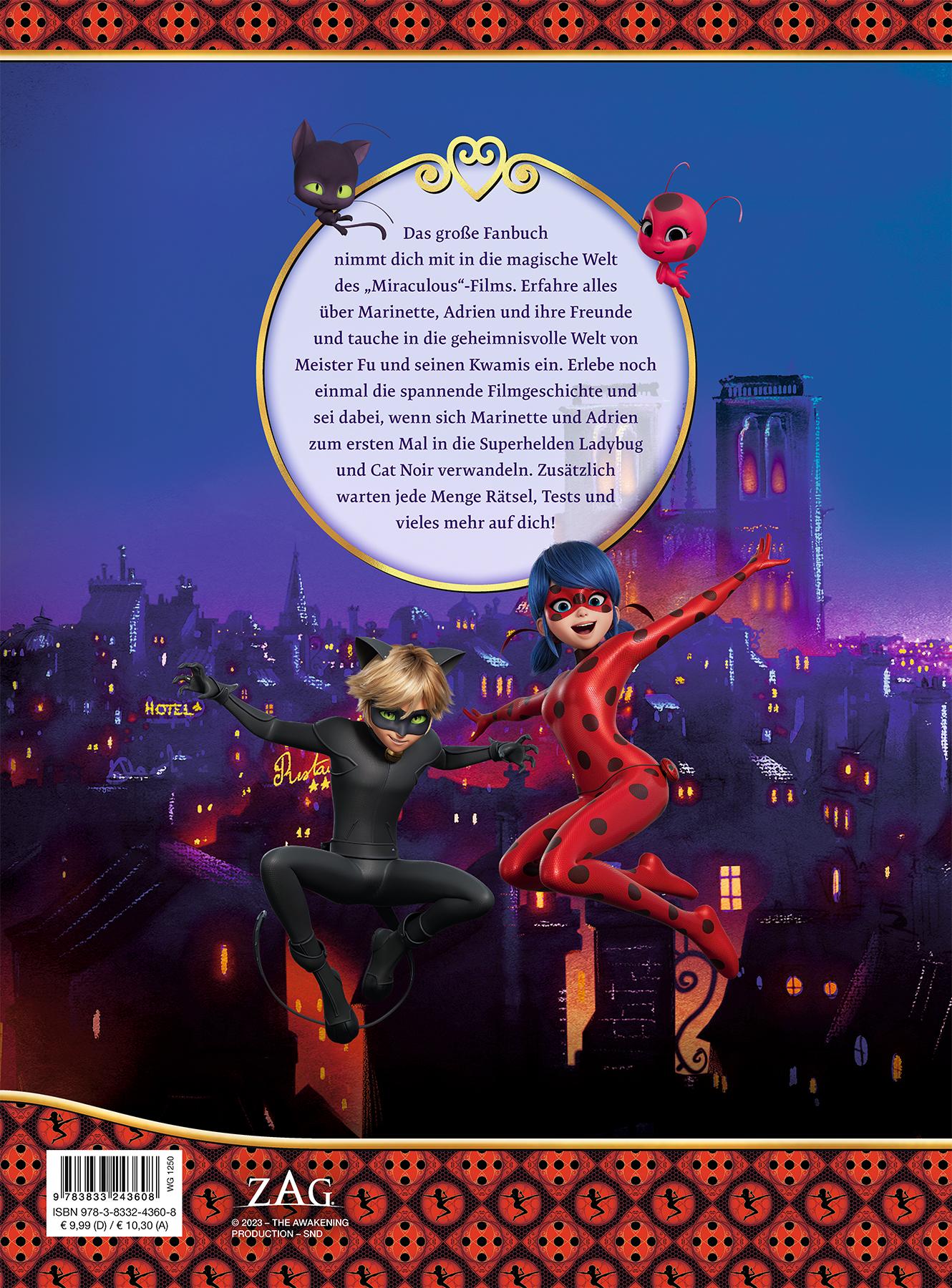 Rückseite: 9783833243608 | Miraculous: Ladybug &amp; Cat Noir Der Film: Mein großes Fanbuch zum Film