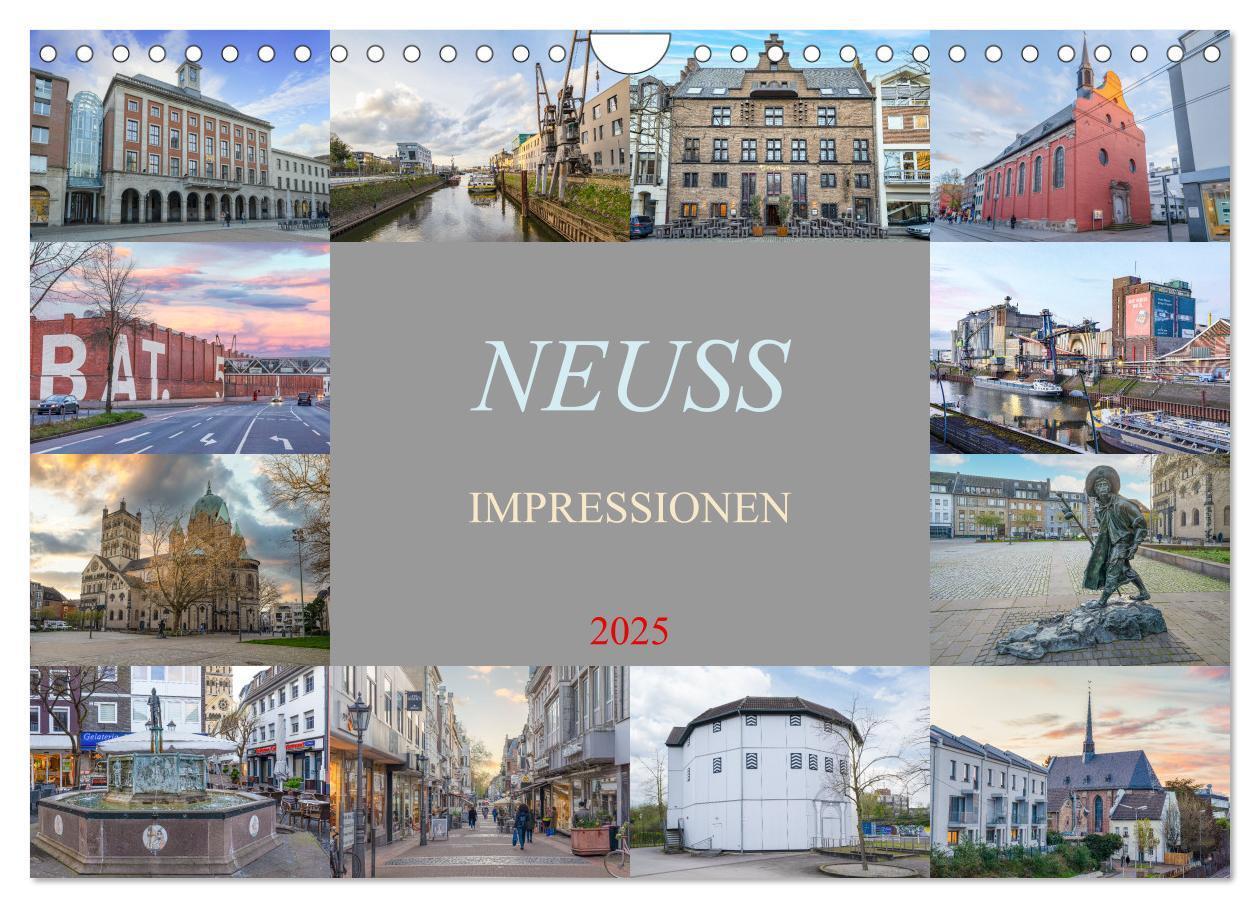 Cover: 9783383830938 | Neuss Impressionen (Wandkalender 2025 DIN A4 quer), CALVENDO...