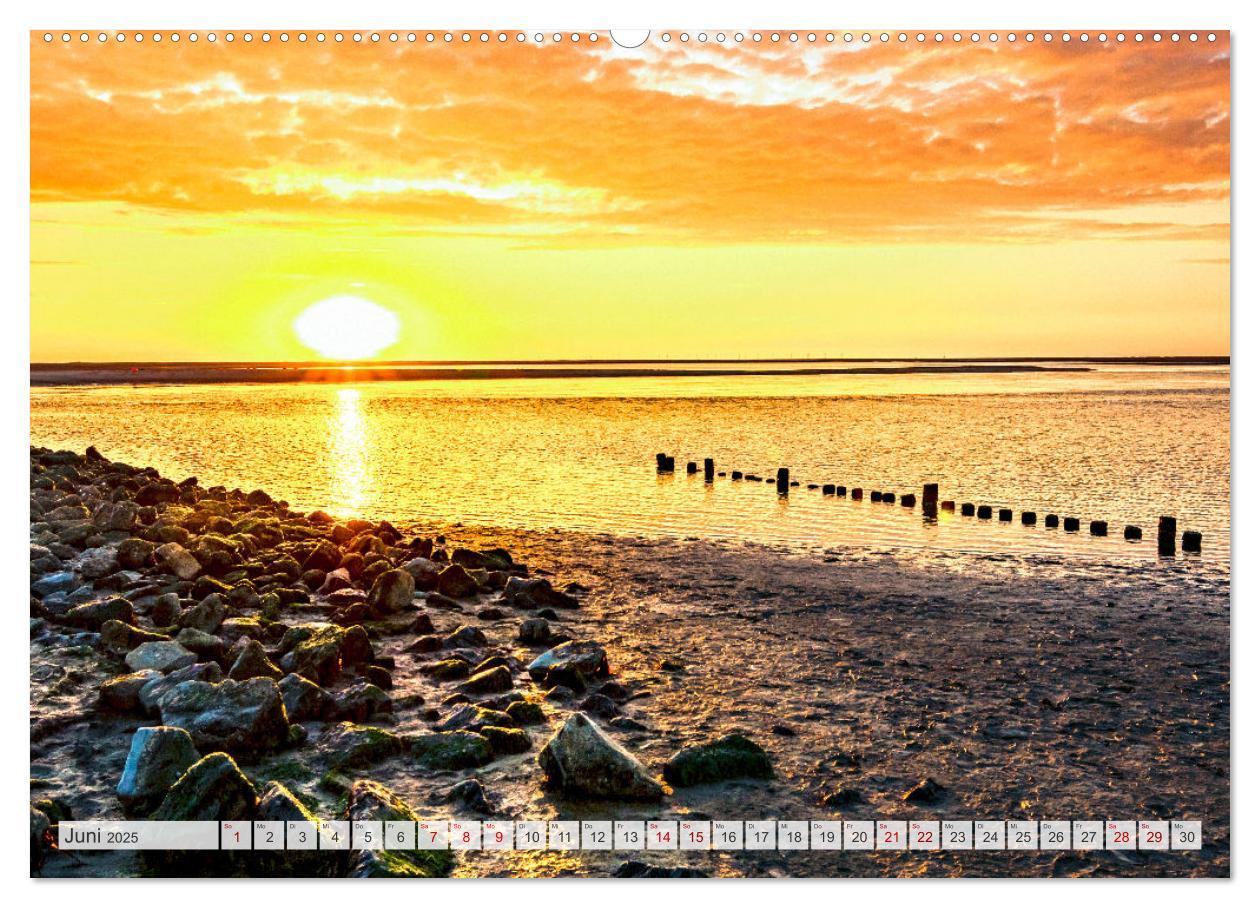 Bild: 9783435080410 | BORKUM-LIEBE (Wandkalender 2025 DIN A2 quer), CALVENDO Monatskalender