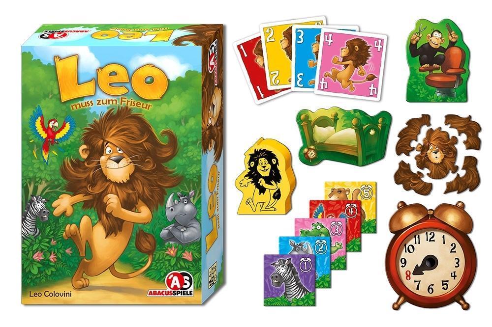 Bild: 4011898041613 | Leo muss zum Friseur | Leo Colovini | Spiel | Brettspiel | Deutsch