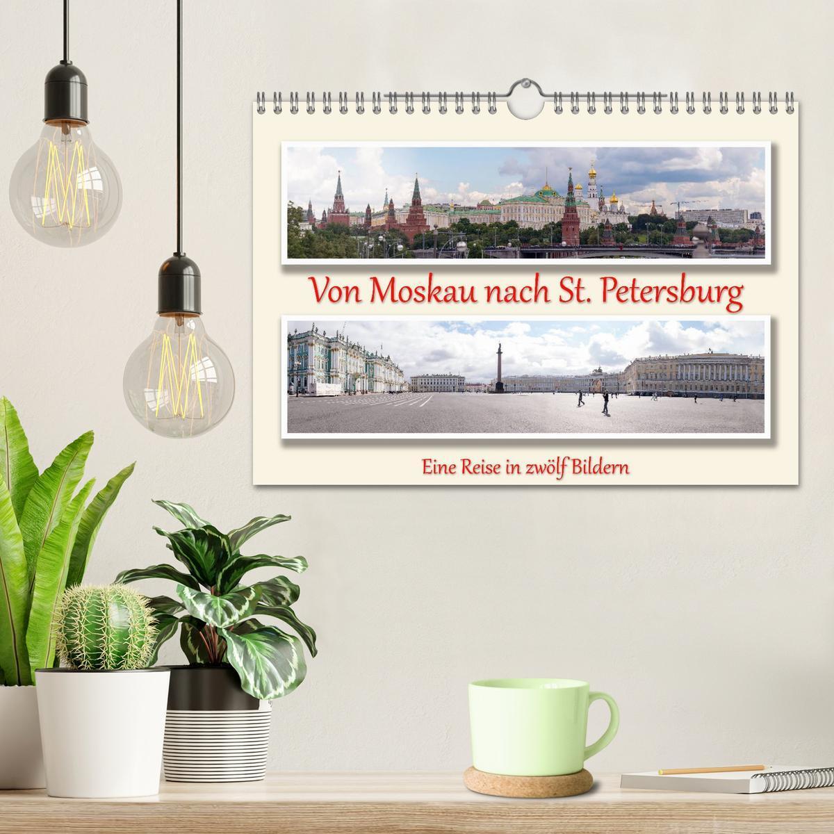 Bild: 9783435622245 | Von Moskau nach St. Petersburg (Wandkalender 2025 DIN A4 quer),...