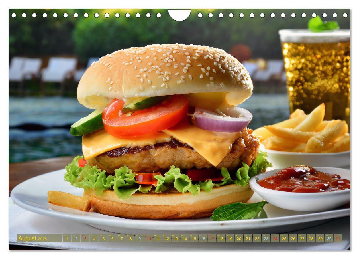 Bild: 9783457015926 | Unsere Burger Deluxe (Wandkalender 2025 DIN A4 quer), CALVENDO...