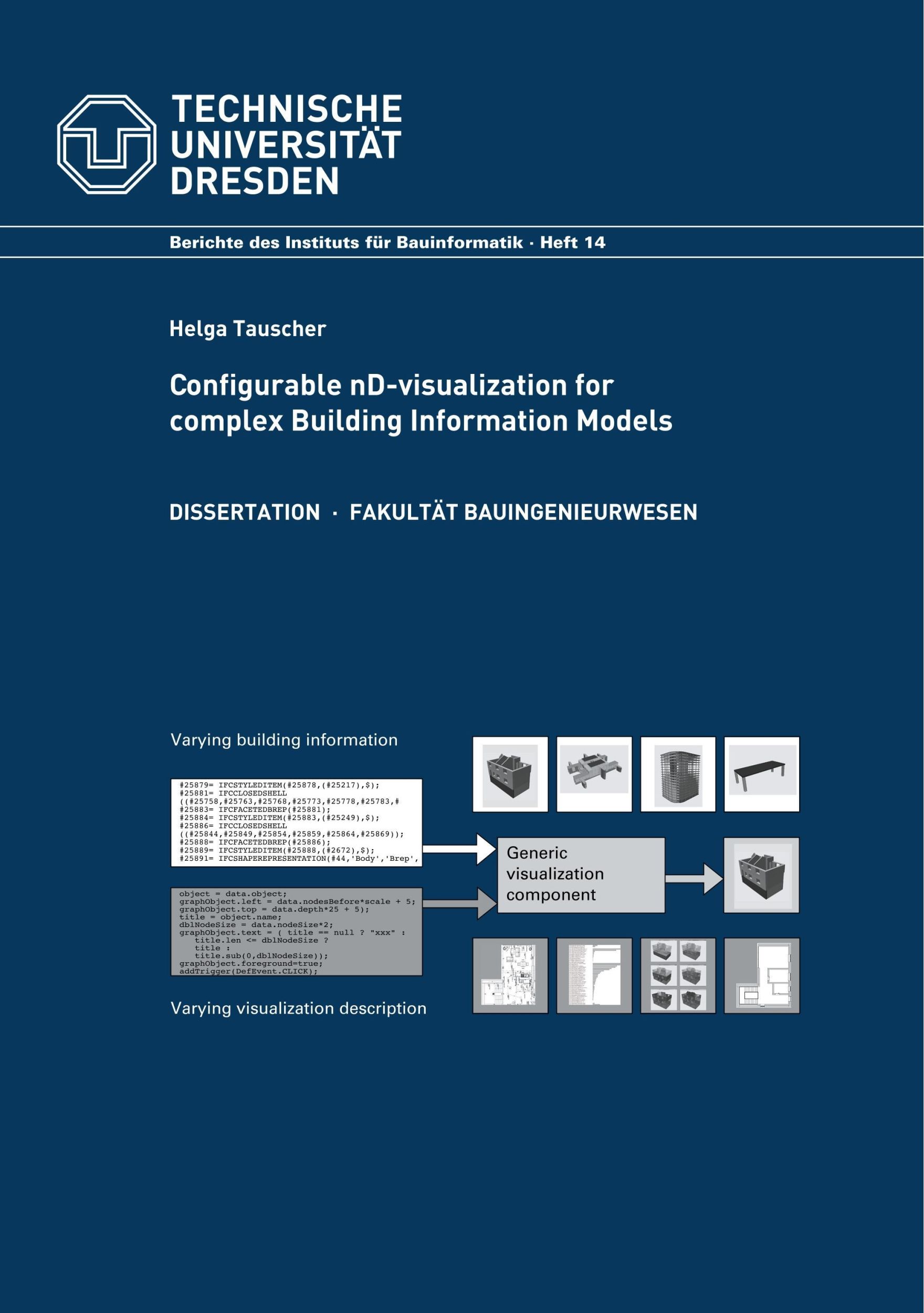 Cover: 9783867805261 | Configurable nD-visualization for complex Building Information Models