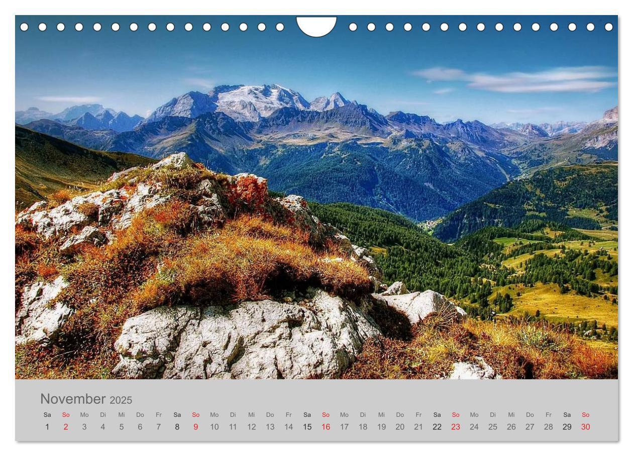 Bild: 9783435809486 | Südtirol - Gröden und Alta Badia (Wandkalender 2025 DIN A4 quer),...