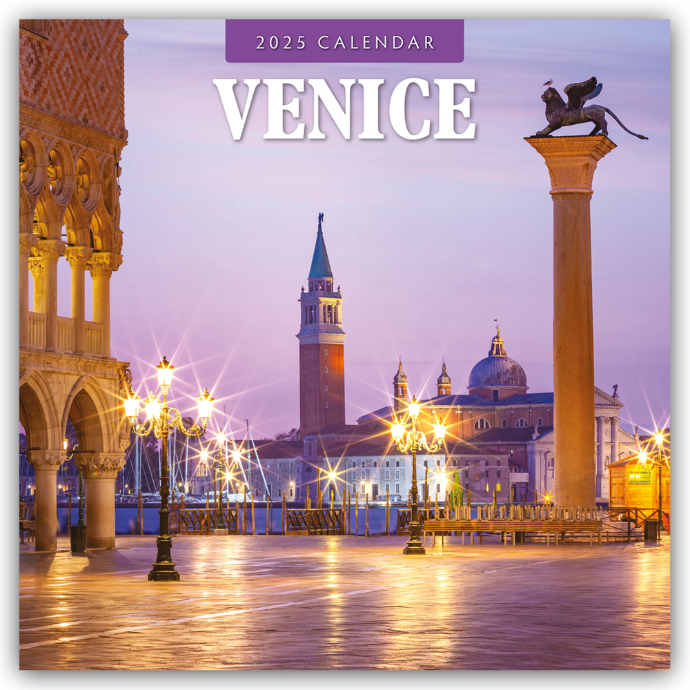 Cover: 9781804426463 | Venice - Venedig 2025 - 16-Monatskalender | Robin Red | Kalender