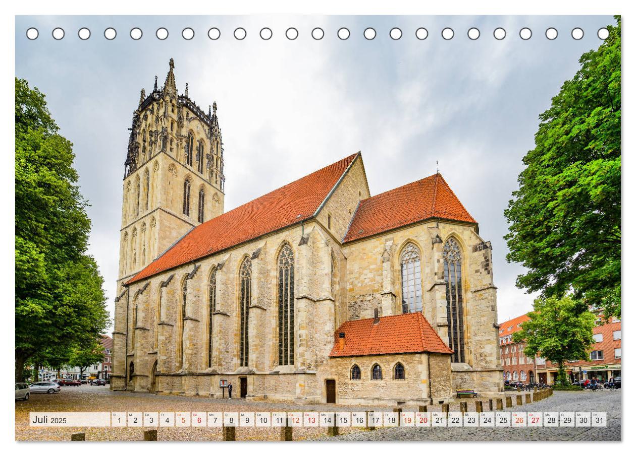 Bild: 9783435213030 | Münster Impressionen (Tischkalender 2025 DIN A5 quer), CALVENDO...