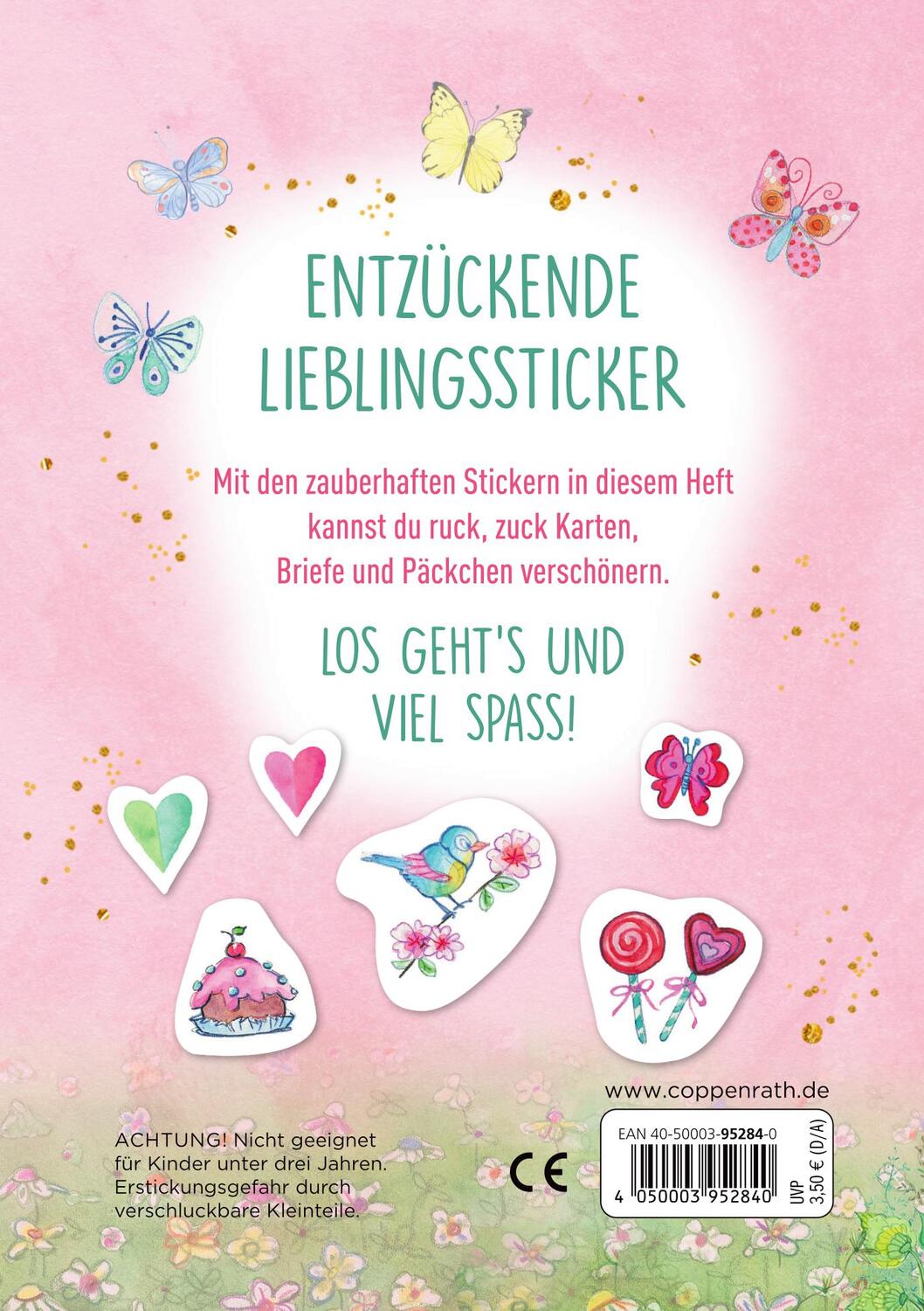 Rückseite: 4050003952840 | Lieblingssticker (Prinzessin Lillifee) | Monika Finsterbusch | Buch