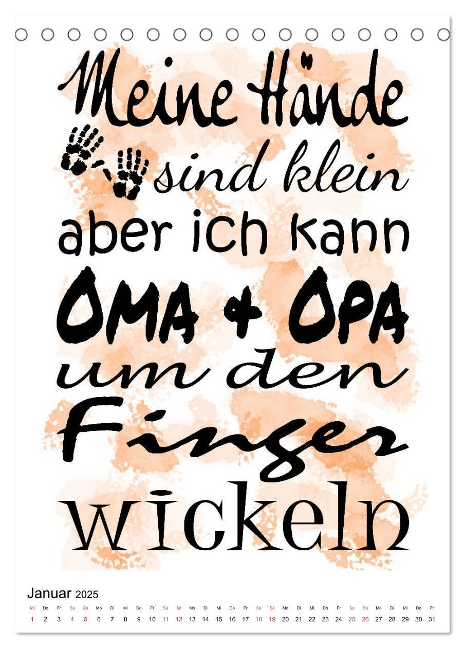 Bild: 9783435937967 | Oma und Opa, die Helden unserer Kindheit (Tischkalender 2025 DIN A5...