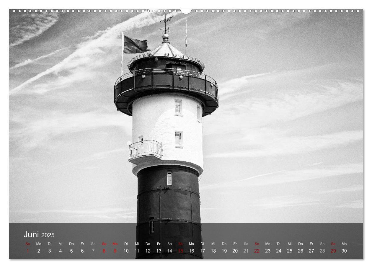 Bild: 9783435370528 | Wangerooge Noir (Wandkalender 2025 DIN A2 quer), CALVENDO...