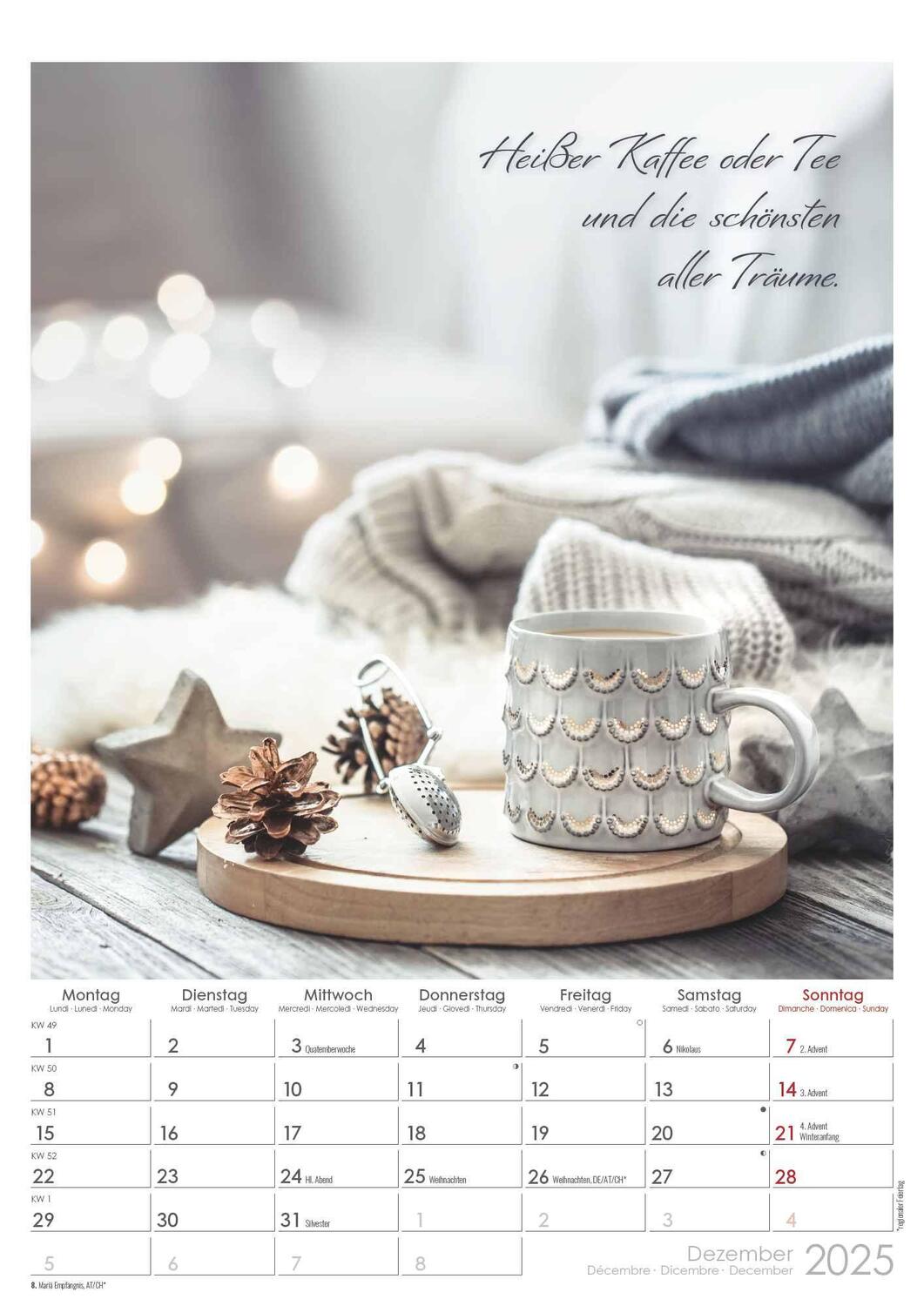 Bild: 4251732343491 | Auszeit für die Seele 2025 - Bildkalender A3 (29,7x42 cm) -...