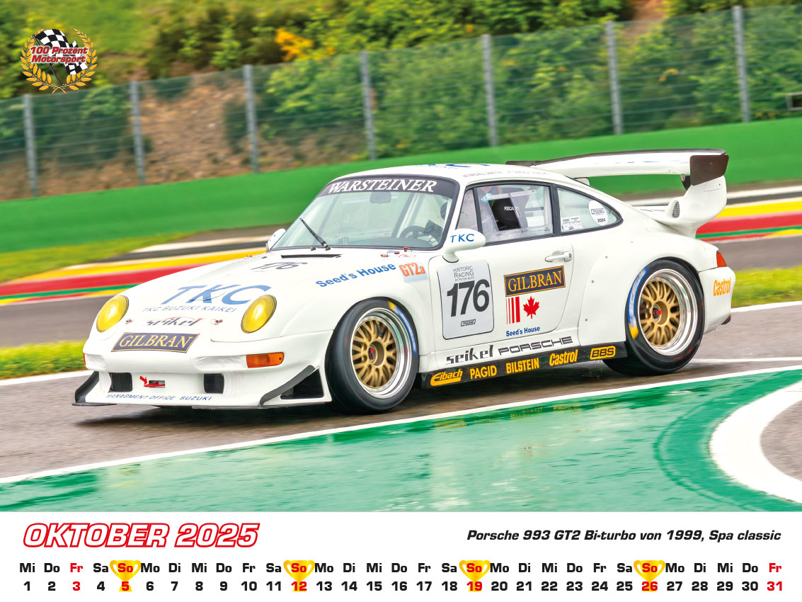 Bild: 9783948794729 | Porsche im Rennsport Kalender 2025 | Frank Pommer | Kalender | Deutsch