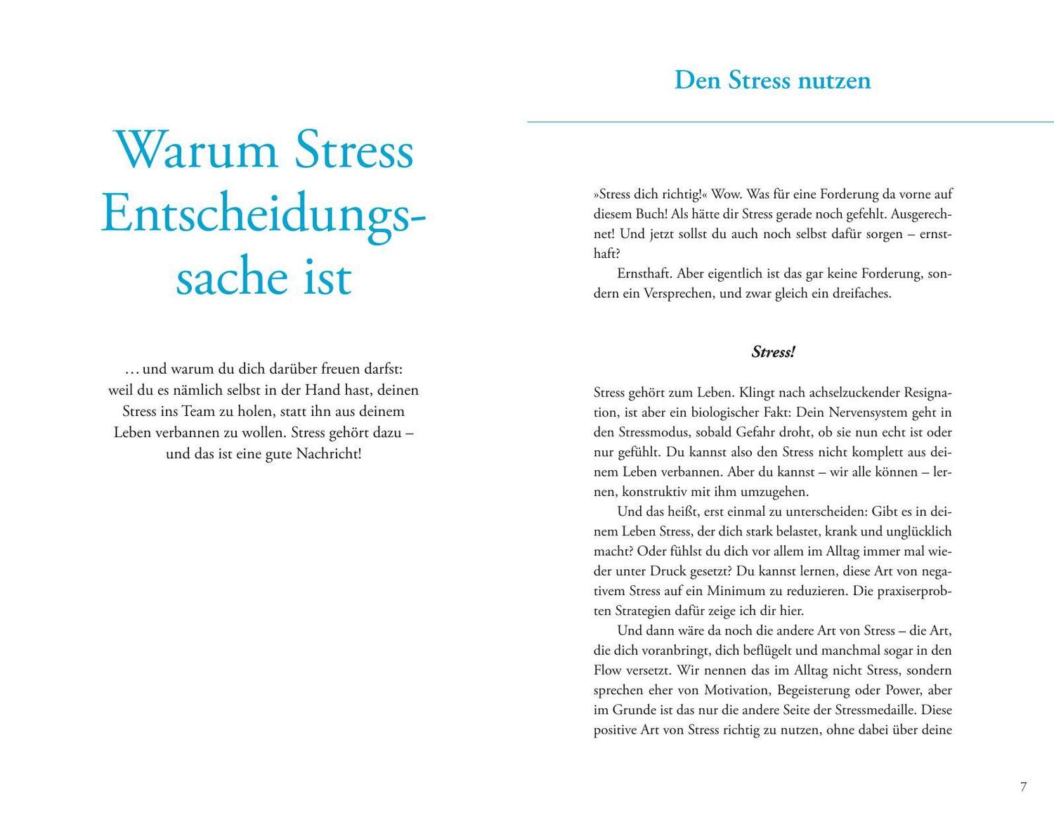 Bild: 9783833879623 | Stress dich richtig! | Die 9 Entscheidungen für mehr Gelassenheit